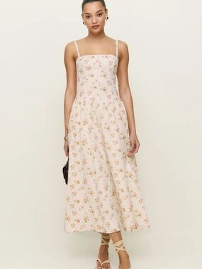 NWT REFORMATION Katarin Linen Dress, Mildred, size 0